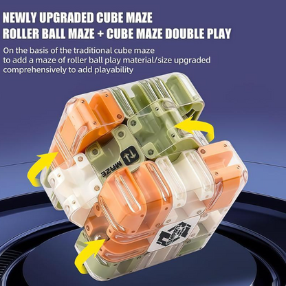 3D Ball Maze Cube